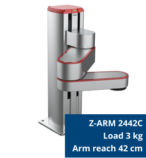 Z-ARM 2442C  Load 3 kg Arm reach 42 cm